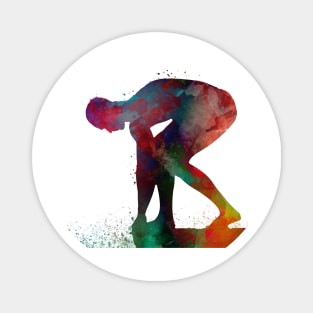 Swimmer sport art #swimmer #sport Magnet